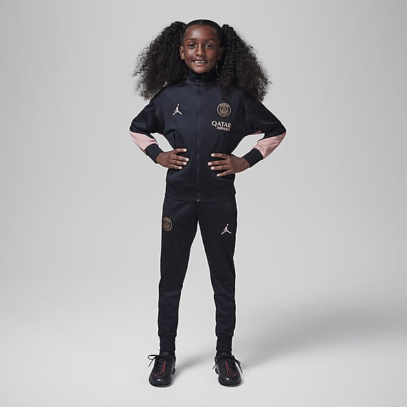 Girls Black Tracksuits. Nike CA